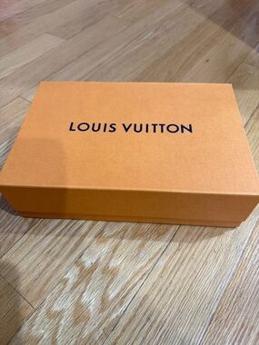 Louis Vuitton Orange Box with Navy Logo